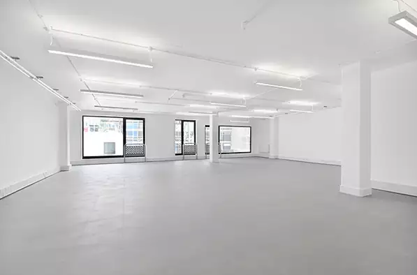 Office space to rent at ScreenWorks, 22 Highbury Grove, Islington, London, unit SW.211, 1410 sq ft (130 sq m).