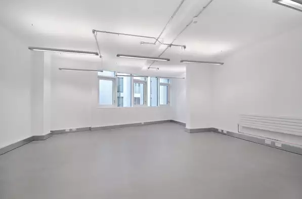 Office space to rent at The Light Bulb, 1 Filament Walk, Wandsworth, London, unit LU.114, 563 sq ft (52 sq m).