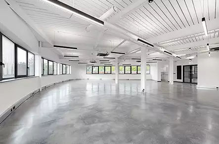 Office space to rent at Westbourne Studios, 242 Acklam Road, Portobello, London, unit WE.223, 3154 sq ft (293 sq m).